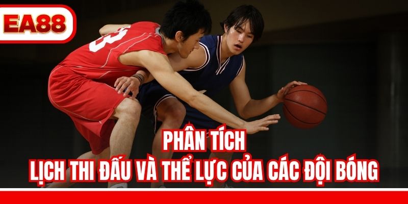 Phân tích lịch thi đấu và thể lực của các đội bóng